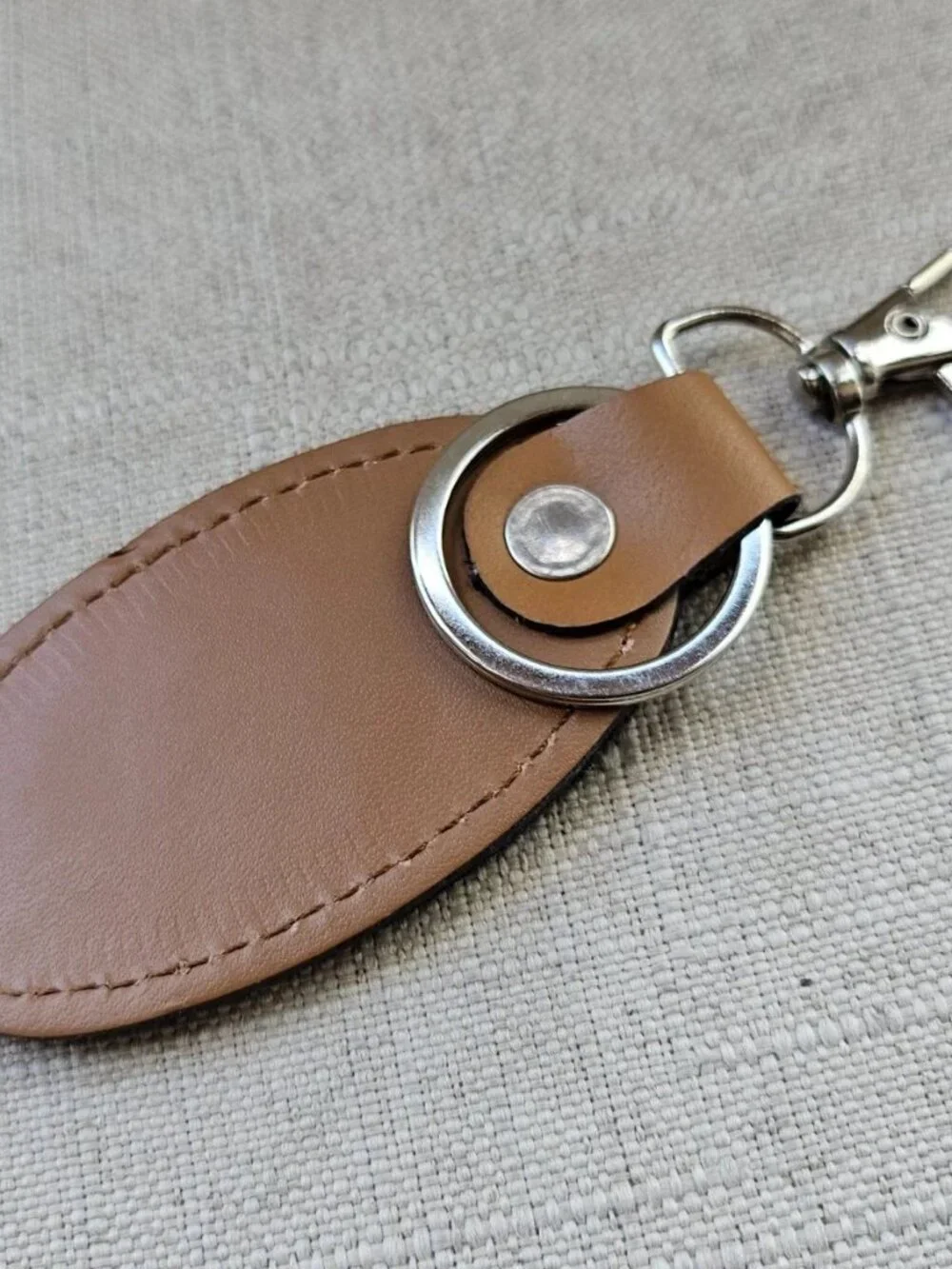 Handmade Keys Holder Genuine Leather keychain Keyring Brown Key Chain Ne